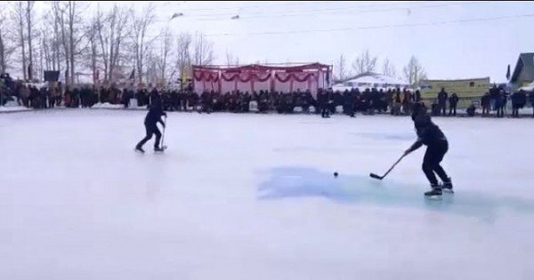 3720 मीटर की उंचाई पर आईस हॉकी कोचिंग कैंप शुरू