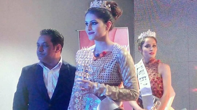 हमीरपुर की आस्था ठाकुर बनी ‘मिस हिमाचल क्वीन 2017’