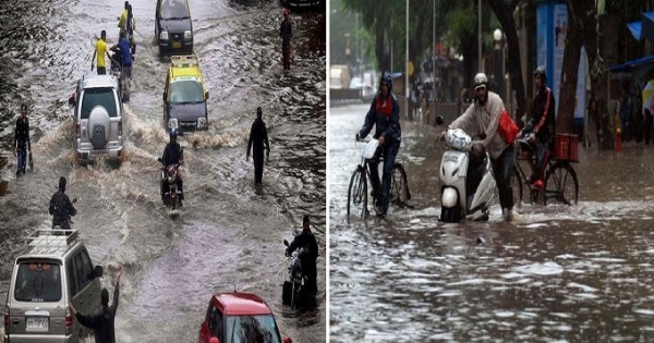 मुंबई में आफत की बरसात जारी, स्कूल-ऑफिस बंद-सड़कें बनी तालाब