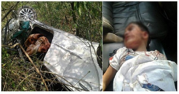 बिलासपुर: चंडीगढ़-मनाली NH पर खाई में गिरी कार, बच्चे सहित 4 घायल