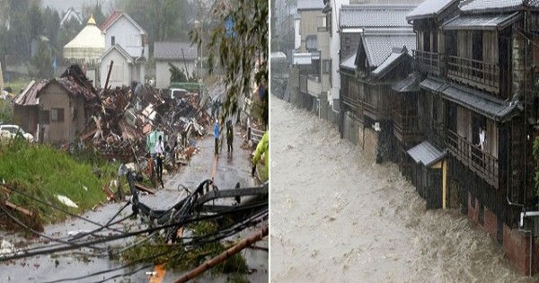 जापान पर बरसा तूफ़ानी बारिश का क़हर, 14 लोगों की मौत- 100 से ज्यादा घायल