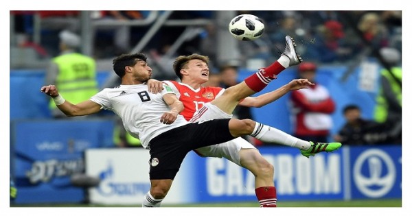 FIFA WC 2018 : मेजबान रूस ने ‌मिस्र को 3-1 से दी करारी मात