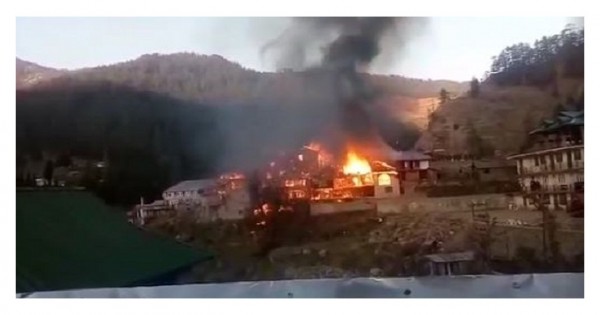 शिमला में आग ने फिर मचाया तांडव, 7 मकान जलकर राख
