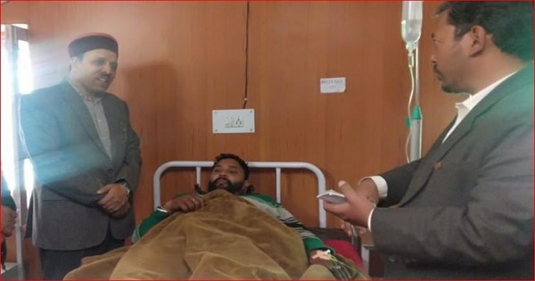 लाहौल-स्पीति: कृषि मंत्री रामलाल मारकंडा ने किया काजा सरकारी अस्पताल का औचक निरिक्षण