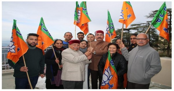 BJP ने हिमाचल में फ़तह किया झंडा!, प्रदेश भर में चला ‘मेरा घर-भाजपा परिवार’ कार्यक्रम