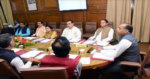 शिमला: साल 2019 की पहली कैबिनेट मीटिंग शुरू, 3 मंत्री कैबिनेट से नदारद