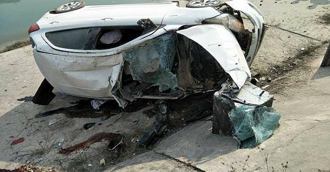 सुंदरनगर: बेकाबू होकर लुढ़की कार, एक की मौत