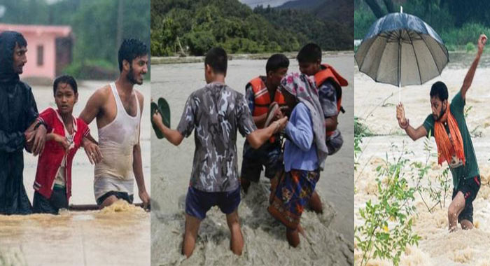 नेपाल में बाढ़ और लैंडस्लाइडिंग से 55 मौतें, 700 लोग फंसे