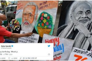 राहुल गांधी ने PM मोदी को दी जन्मदिन की बधाई, बोले- ‘हैप्पी बर्थडे, मोदी जी’