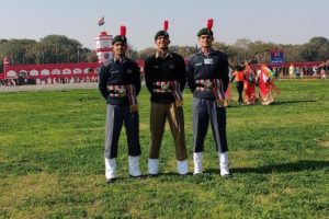 मंडी कॉलेज के तीन NCC कैडिटों ने गणतंत्र दिवस परेड और प्रधानमंत्री रैली में लिया भाग