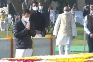 महात्मा गांधी की पुण्यतिथि पर बोले राहुल गांधी, हिंदुत्ववादी ने मारी थी गांधी जी को गोली