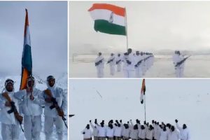 हिमाचल में 16 हजार फीट की ऊंचाई पर लहराया तिरंगा, ITBP ने गणतंत्र दिवस मनाया