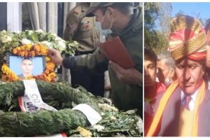 पैतृक गांव पहुंचा शहीद का पार्थिव शरीर, पगड़ी पहनकर पिता ने किया स्वागत