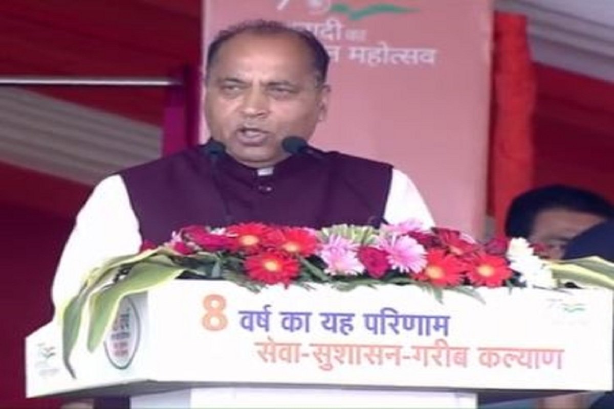 cm jairam thakur on shimla railly pm