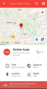 earthquake report himachal