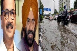 दिल्ली में जलभराव पर सियासत! बीजेपी नेता के ट्वीट पर हरियाणा के हालात हुए वायरल