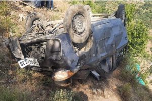 शिमला: नेरूवा में 150 मीटर गहरी खाई में गिरी कार, चालक की मौके पर मौत