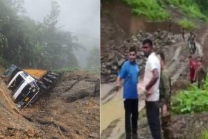 मणिपुर: भूस्खलन की चपेट में आया टेरिटोरियल आर्मी का बेस कैंप, 7 शव बरामद, 50 लोग लापता