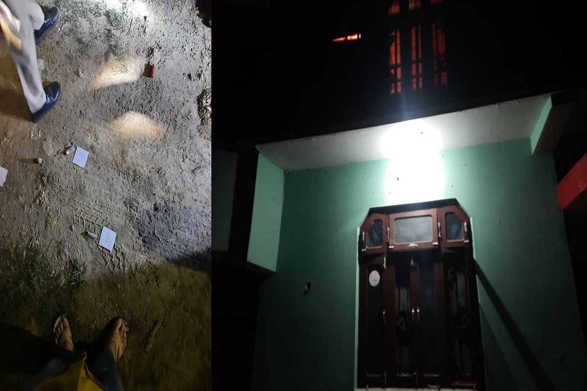 firing in hamirpur house