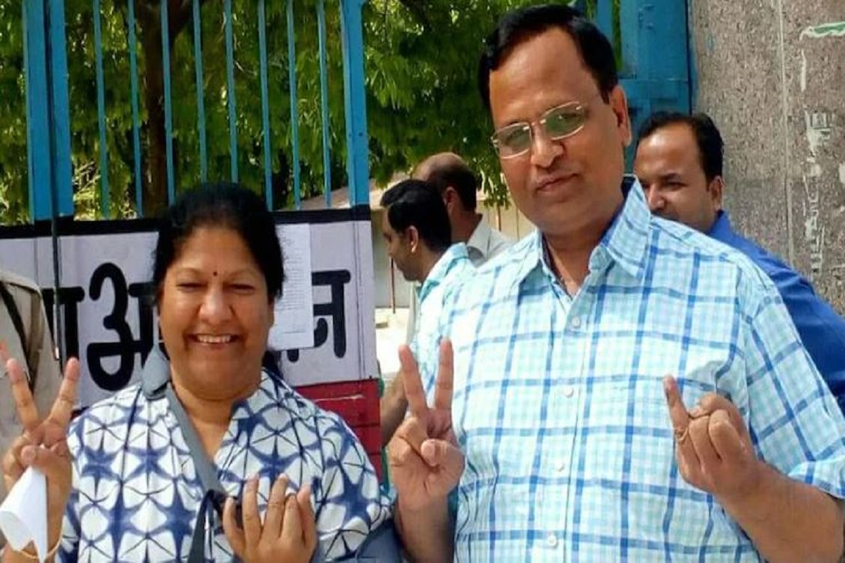 Satyendar Jain and his wife Poonam is being probed by the Enforcement Directorate in a money laundering case