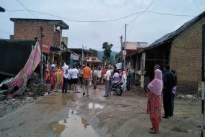 जयसिंहपुर में बरसात ने बरपाया कहर, लोगों में प्रशासन के खिलाफ रोष