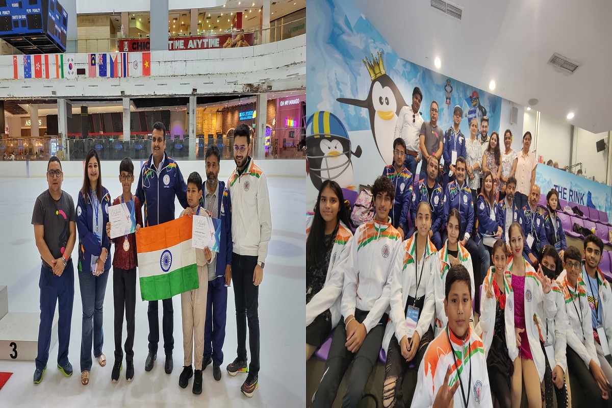 Team India participated in SEA Figure Skating Trophy 2022 held in Singapore