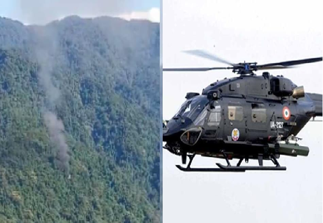 अरूणाचल प्रदेश में सेना का रुद्र हेलिकॉप्टर हुआ क्रैश
