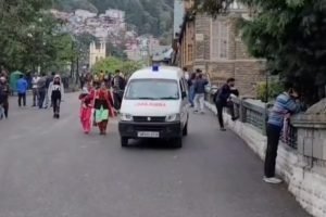 राष्ट्रपति के काफिले के लिए रोकी एम्बुलेंस, लगभग 20 मिनट स्कैंडल पॉइंट पर रुकी रही एम्बुलेंस