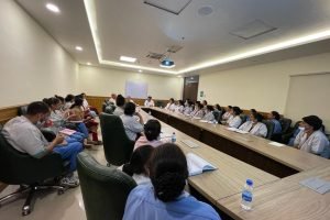 फोर्टिस अस्पताल कांगड़ा में बायोमेडिकल बेस्ट पर दिया प्रशिक्षण