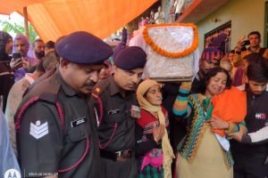 अरुणाचल में शहीद संदीप का सैन्य व राजकीय सम्मान के साथ अंतिम संस्कार