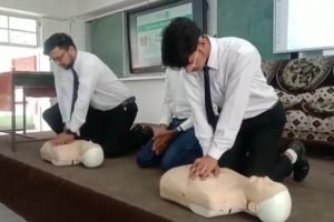 फोर्टिस कांगड़ा ने दी पीजी कालेज नगरोटा बगवां को सीपीआर ट्रेनिंग