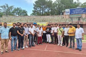 जोनल सेलेक्शन कैंप ऑफ नेशनल फुटबाल टीम (अंडर-16) के लिए हमीरपुर में हुए ट्रायल