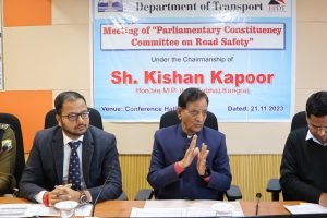 सड़क सुरक्षा नियमों की सख्ती से अनुपालना हो सुनिश्चित: किशन कपूर