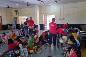 शक्तिपीठ माता ब्रजेश्वरी देवी नगरकोट धाम कांगड़ा में सेवा लंगर