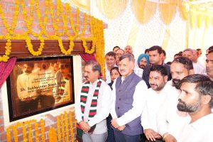 मुख्यमंत्री ने बिलासपुर के औहर में पर्यटन परिसर की रखी आधारशिला