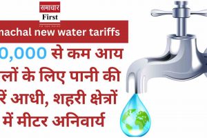 50,000 से कम आय वालों के लिए पानी की दरें आधी, शहरी क्षेत्रों में मीटर अनिवार्य