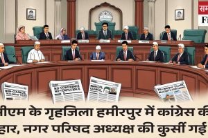 सीएम के गृहजिला हमीरपुर में कांग्रेस की हार, नगर परिषद अध्यक्ष की कुर्सी गई