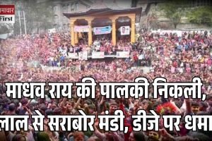 छोटी काशी मंडी में ‘रंगोत्सव 2025’, माधव राय की पालकी निकली, गुलाल से सराबोर हुआ शहर, डीजे पर धमाल