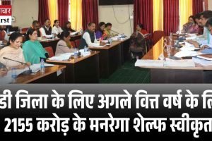 मंडी जिला के लिए अगले वित्त वर्ष के लिए 2155 करोड़ के मनरेगा शेल्फ स्वीकृत