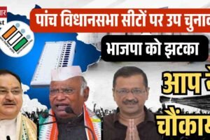 उपचुनाव में  AAP ने चौंकाया, भाजपा को झटका
