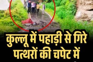 कुल्लू में पहाड़ी से गिरे पत्थरों की चपेट में आए मां-बेटे की मौत
