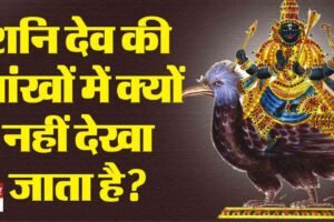 शनि देव की आंखों में सीधे न देखें