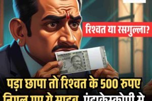 रिश्वत या रसगुल्ला? पड़ा छापा तो रिश्‍वत के 500 रुपए निगल गए ये साहब, एंडाकेस्‍कोपी से निकालना पड़ा नोट, पढ़ें पूरा मामला