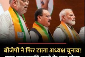 बीजेपी ने फिर टाला अध्यक्ष चुनाव! क्‍या उपराष्ट्रपति बनने के बाद होगा राष्‍ट्रीय अध्‍यक्ष का ऐलान