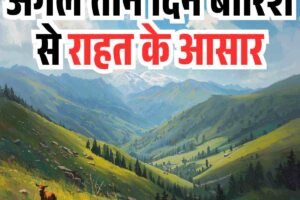 अगले तीन दिन बारिश से राहत के आसार