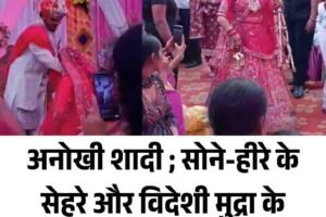 अनोखी शादी ; सोने-हीरे के सेहरे और विदेशी मुद्रा के हार, सिक्‍योरिटी भी Z+