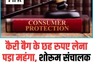 कैरी बैग के छह रुपए लेना पड़ा महंगा, शोरूम संचालक को अब देने होंगे आठ हजार