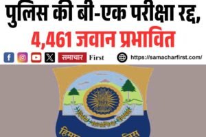 तकनीकी गड़बड़ी से हिमाचल पुलिस की बी-एक परीक्षा रद्द, 4,461 जवान प्रभावित