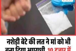 नशेड़ी बेटे की लत ने मां को भी बना दिया अपराधी, 10 हजार में खरीदा चिट्टा; गिरफ्तारी