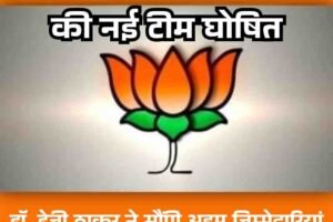 BJP Mahila Morcha: हिमाचल में महिला मोर्चा की नई टीम घोषित, डॉ. डेजी ठाकुर ने सौंपी अहम जिम्मेदारियां